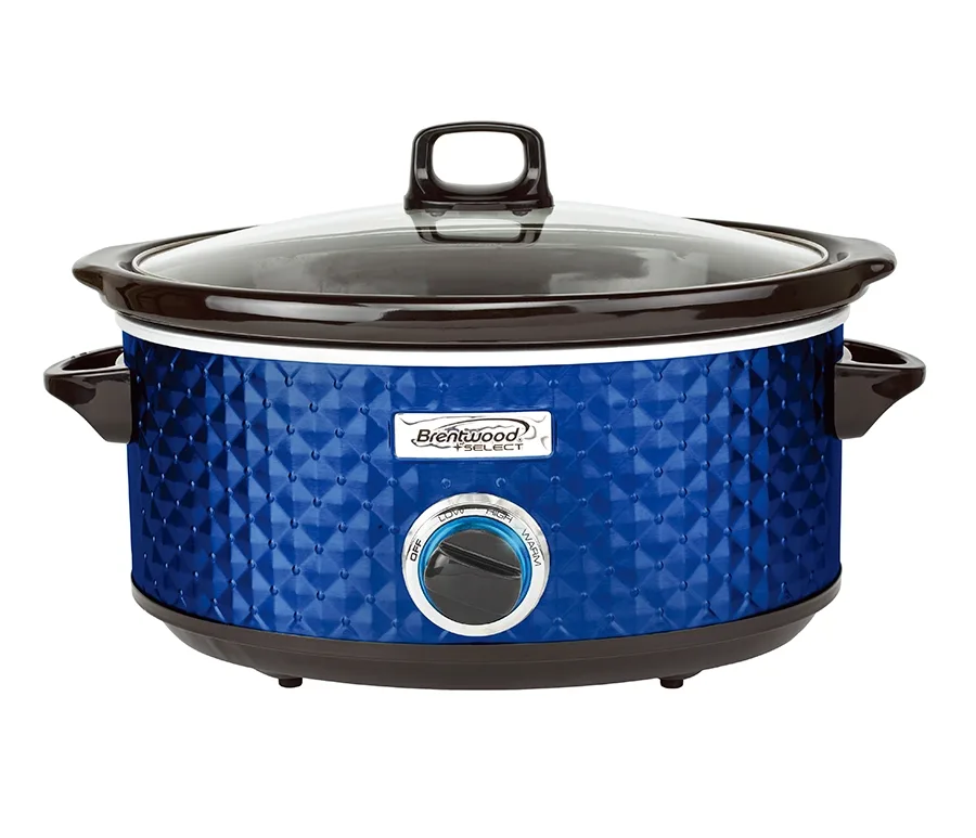 Select® 7 Quart Blue Slow Cooker
