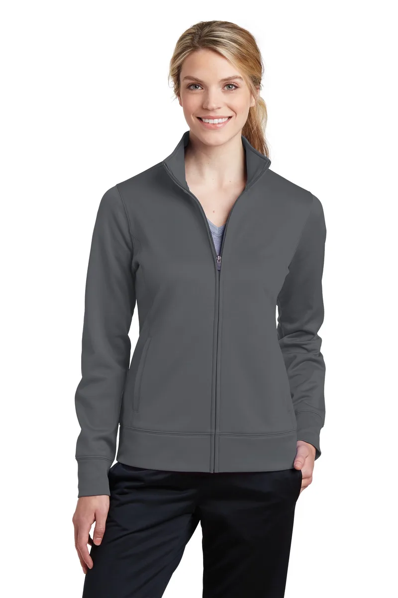 Sport-Tek® Women's Sport-Wick® Fleece Full-Zip Jacket. view 2