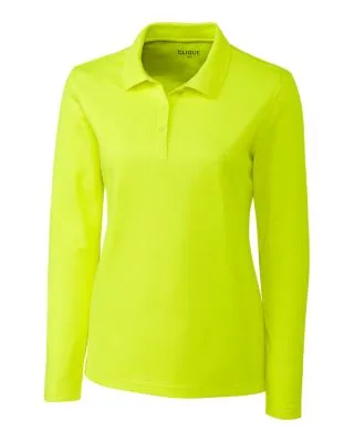 Clique Spin Eco Performance Pique Long Sleeve Womens Polo view 6