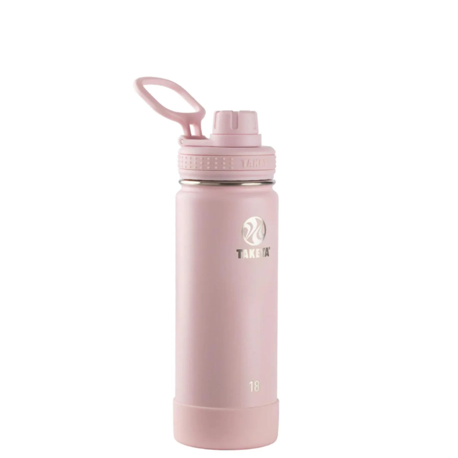 18 oz Takeya® Stainless Steel Insulated Active Water Bottle w/ Spout Lid view 2