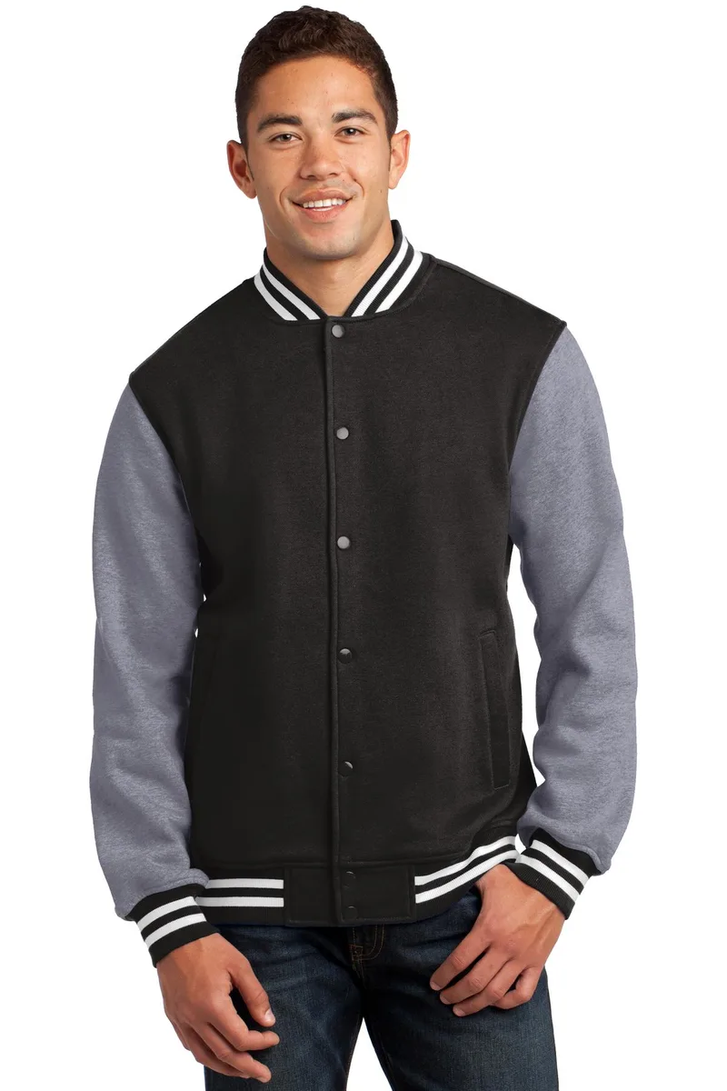 Sport-Tek® Fleece Letterman Jacket.
