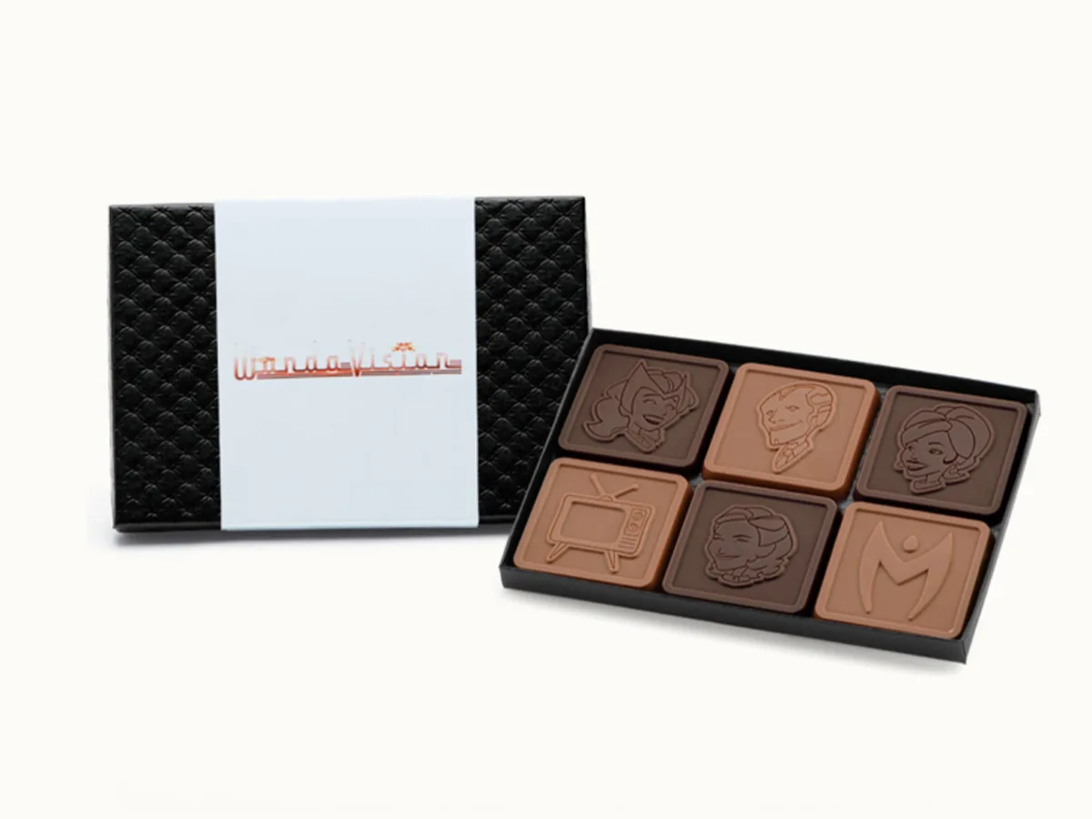 6-Piece Chocolate Ensemble Gift Set with Classic Custom Packaging view 2