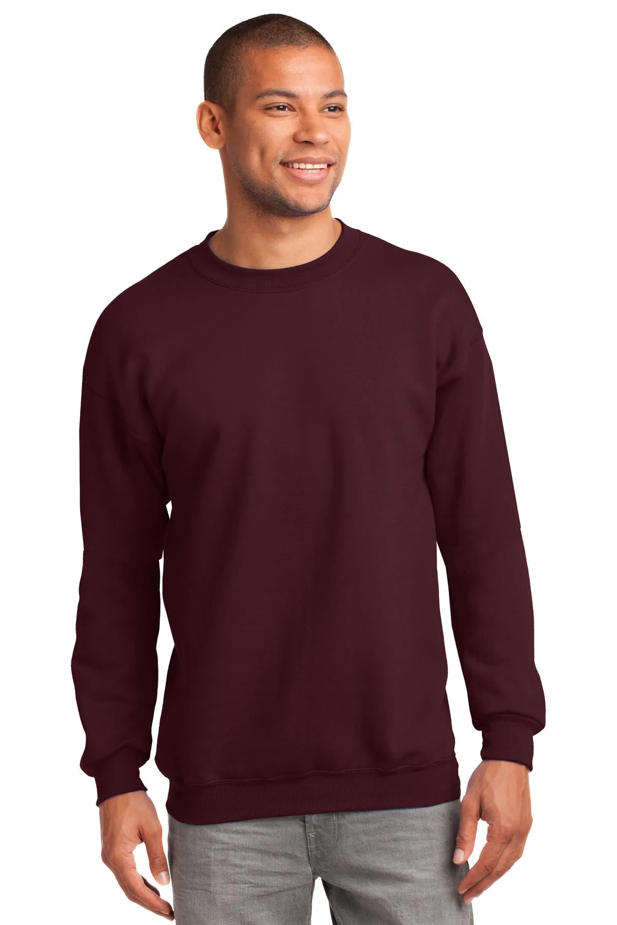 Port & Co™ Essential Fleece Crewneck Sweatshirt. view 6