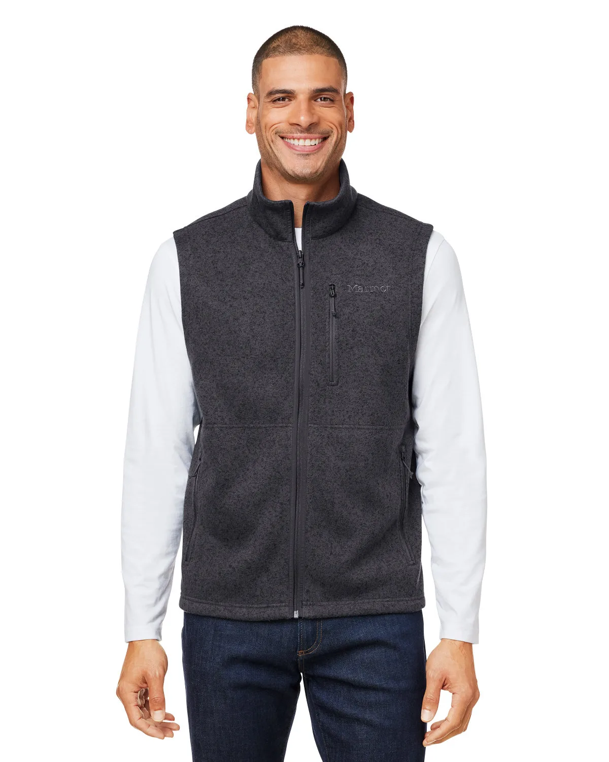 Marmot Mountain Men's Dropline Fleece Vest view 2