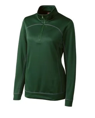 Clique Helsa Performance Womens Half Zip Pullover Sweatshirt view 2