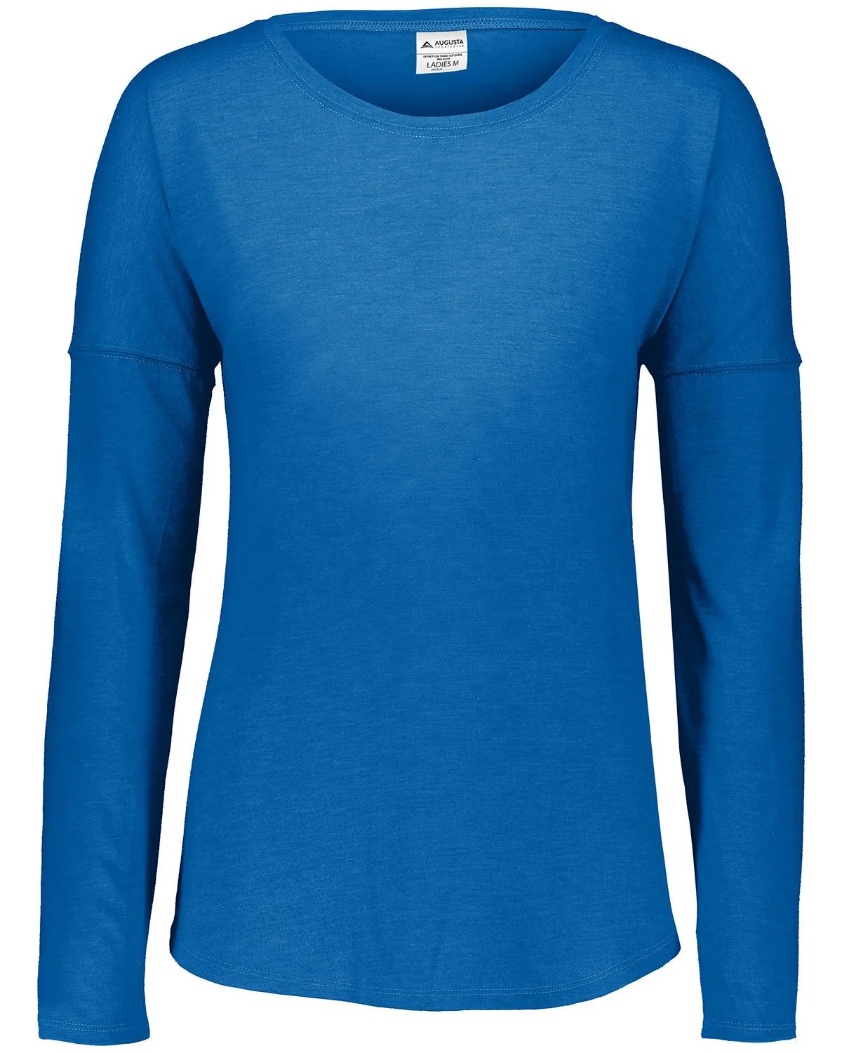 Augusta Ladies' Tri-Blend Long Slevee T-Shirt view 6