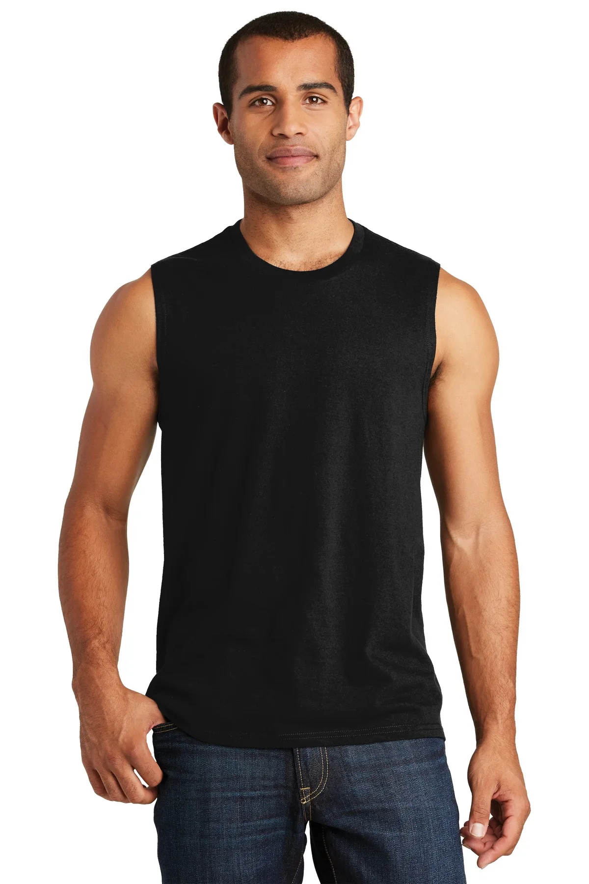 District ® V.I.T. ™ Muscle Tank. — Black