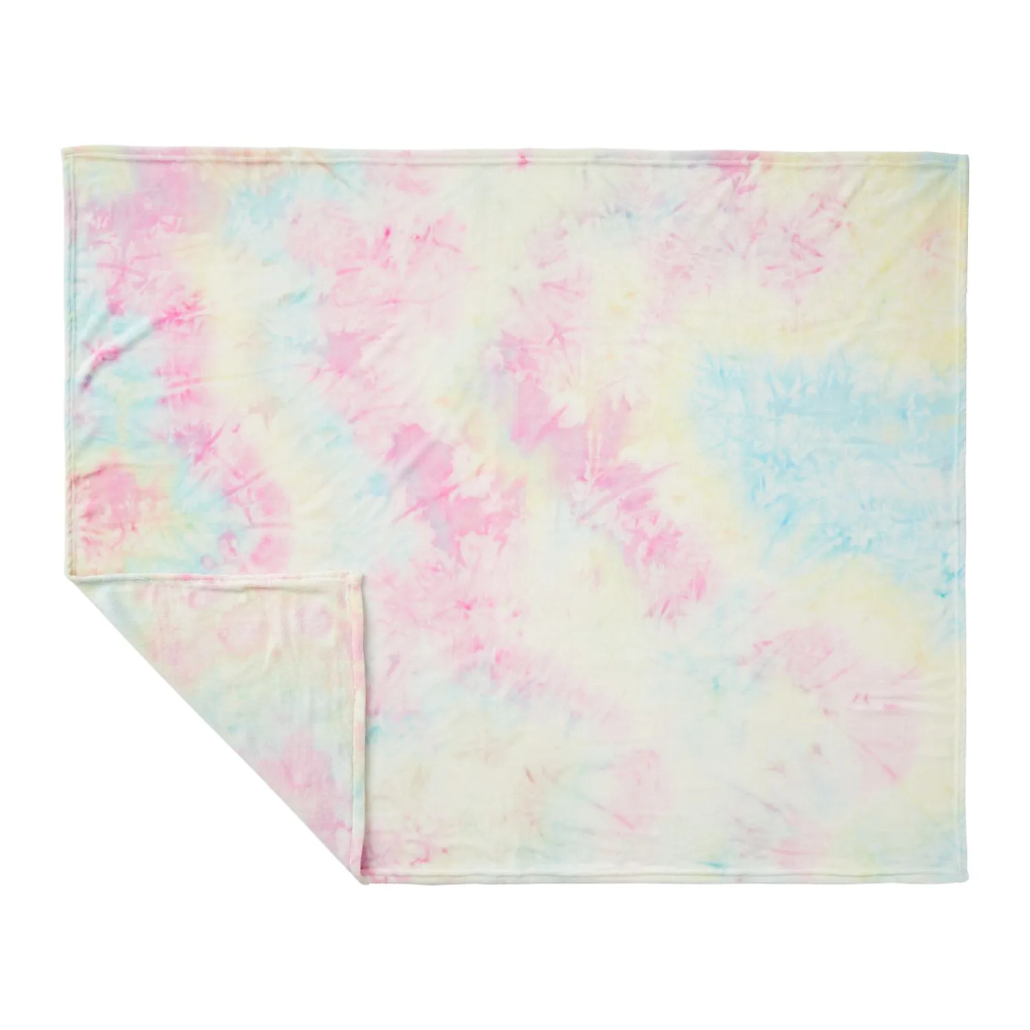 Tie Dye Flannel Fleece Blanket