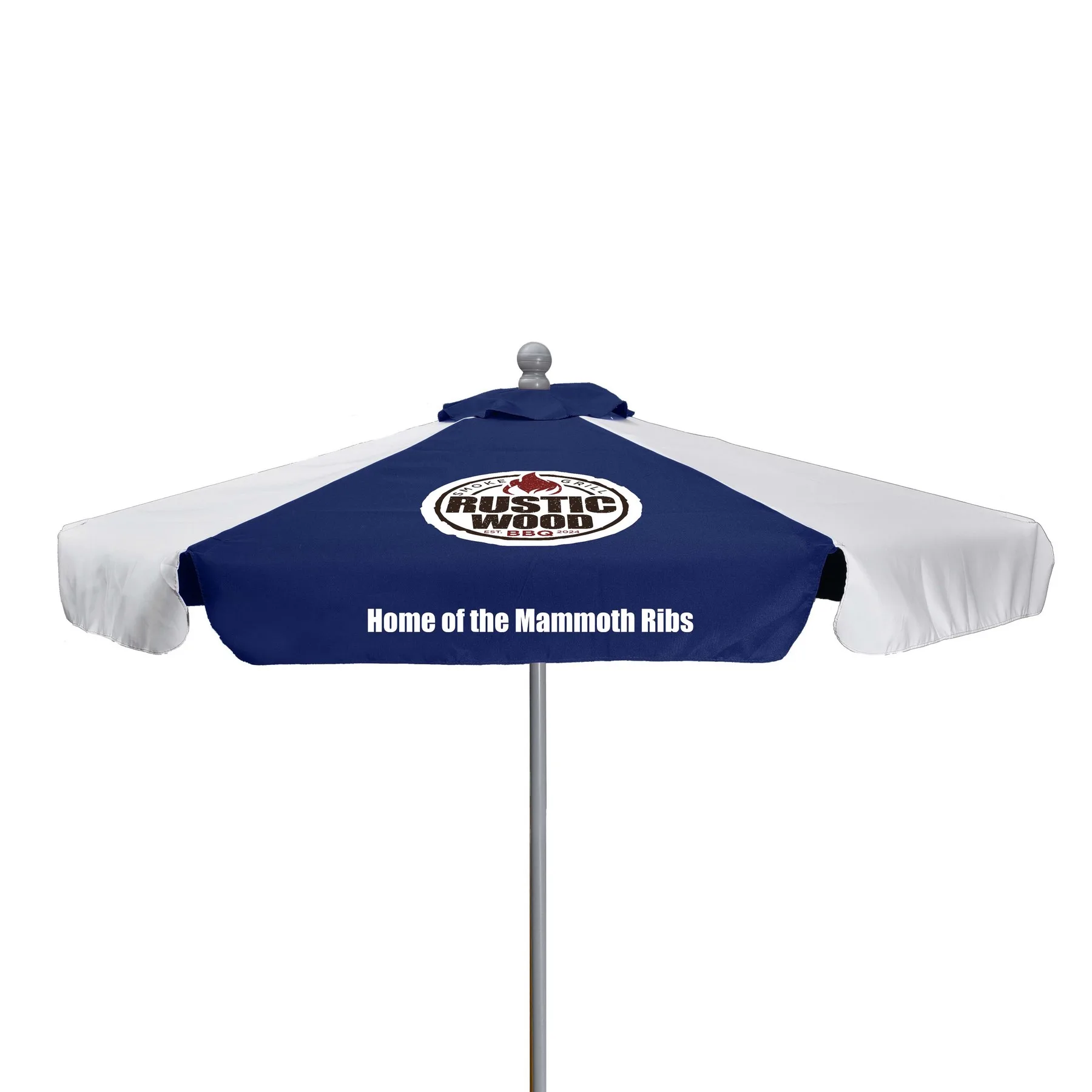 7' Deluxe Market Umbrella Kit With Valance (2 Imprints) view 7