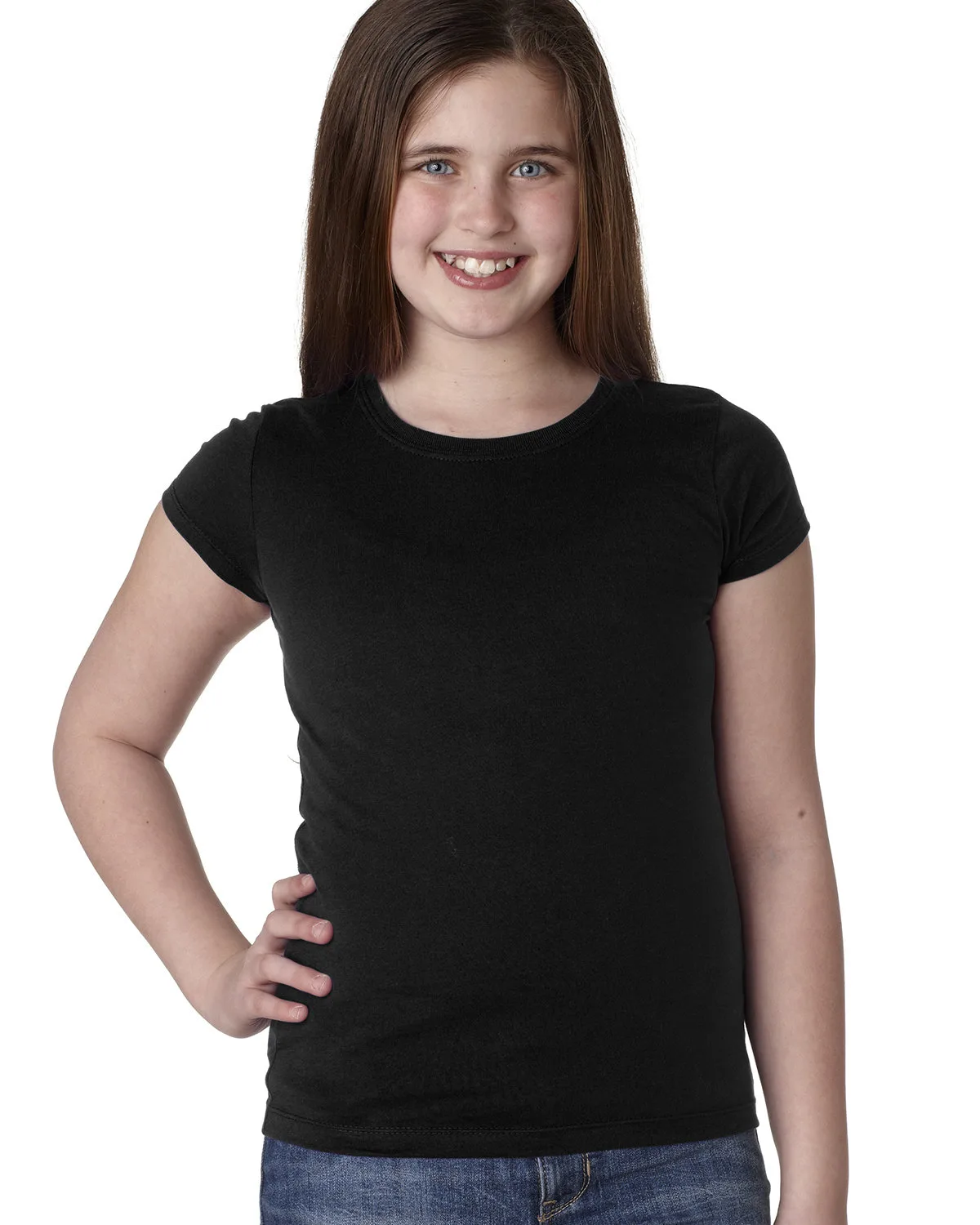 NEXT LEVEL APPAREL Youth Girls' Princess T-Shirt