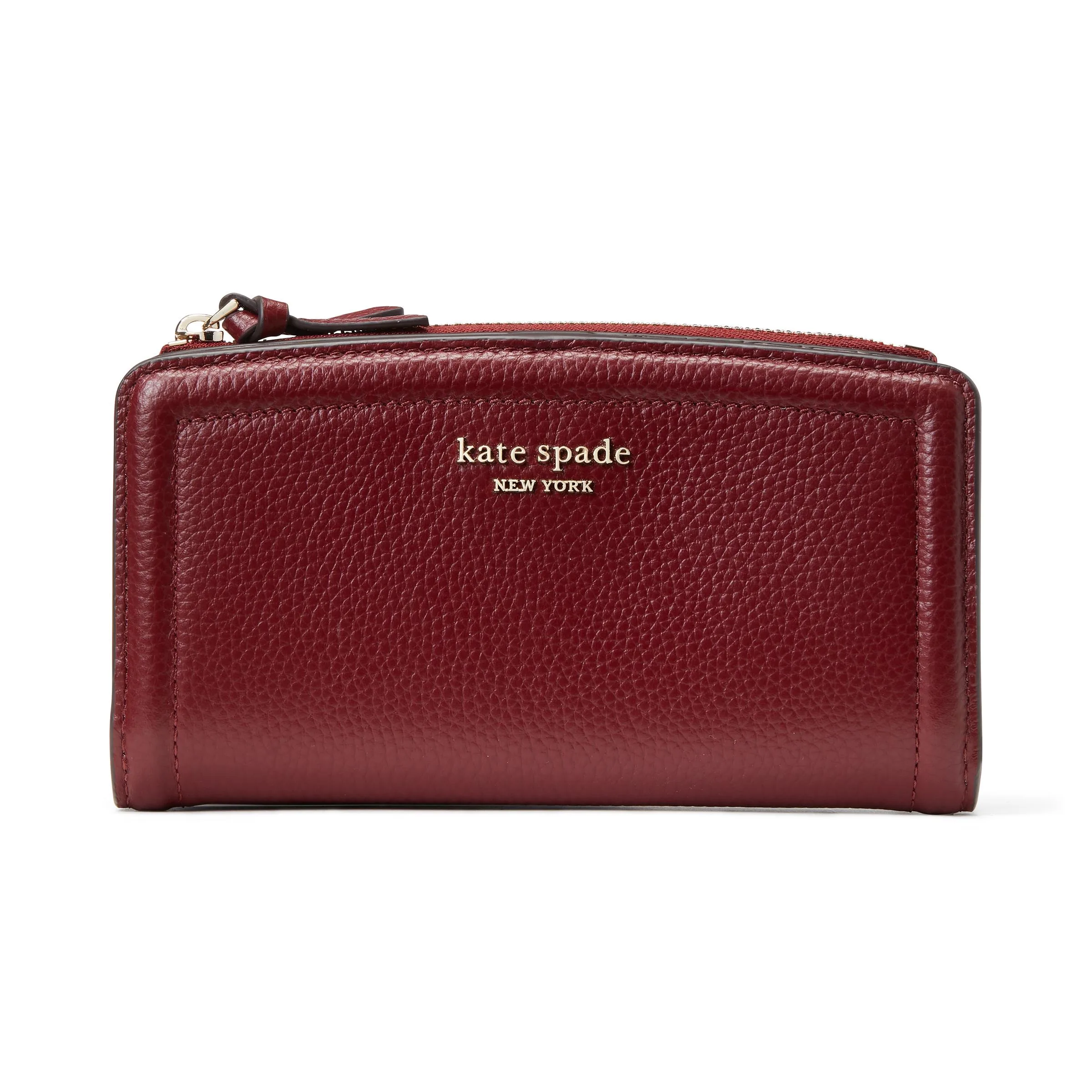 kate spade new york Knott Zip Slim Wallet - Autumnal Red
