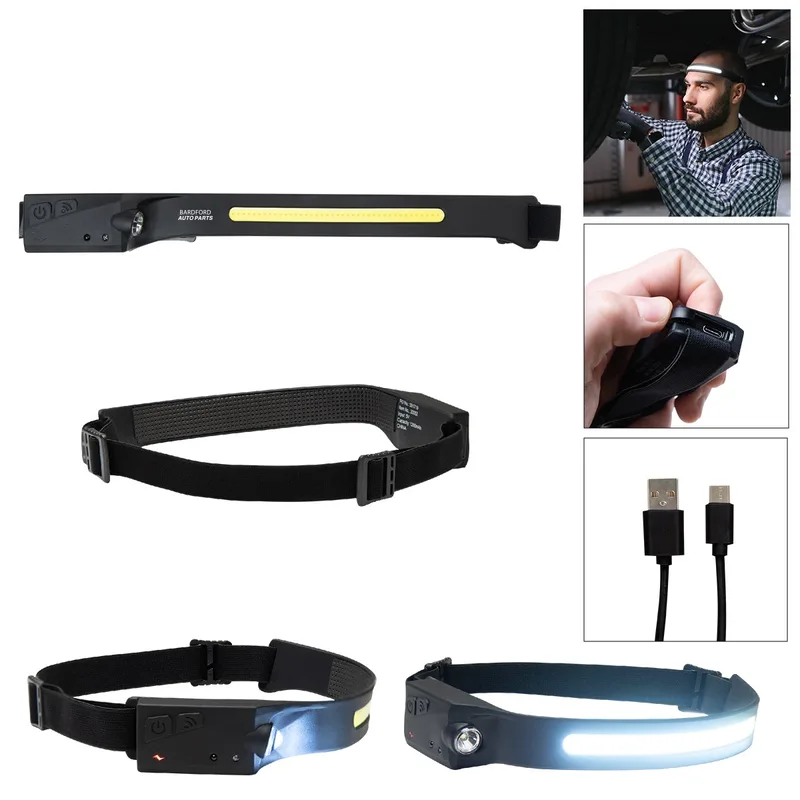 Rechargeable Cob Headlamp view 2