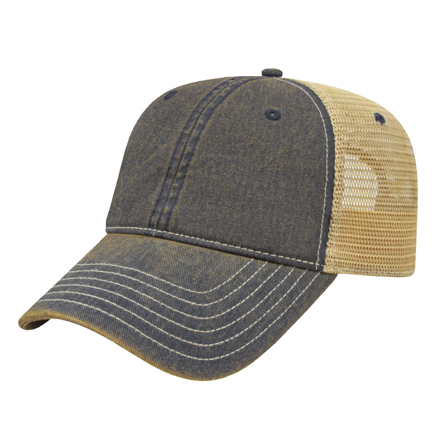 Premium Vintage Washed Mesh Back Cap view 5