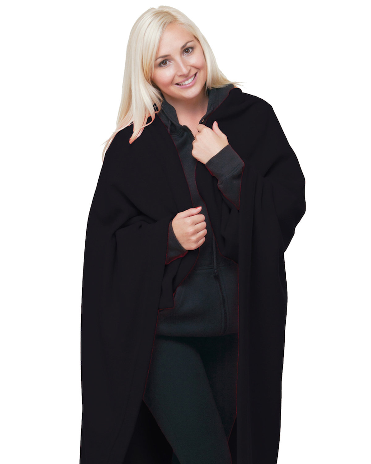 Bayside USA Made Polyester Stadium Fleece Blanket
