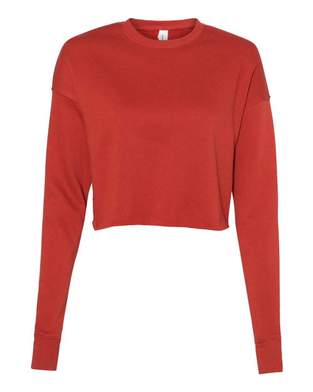 Bella + Canvas Women's Cropped Crew Fleece Shirt view 2