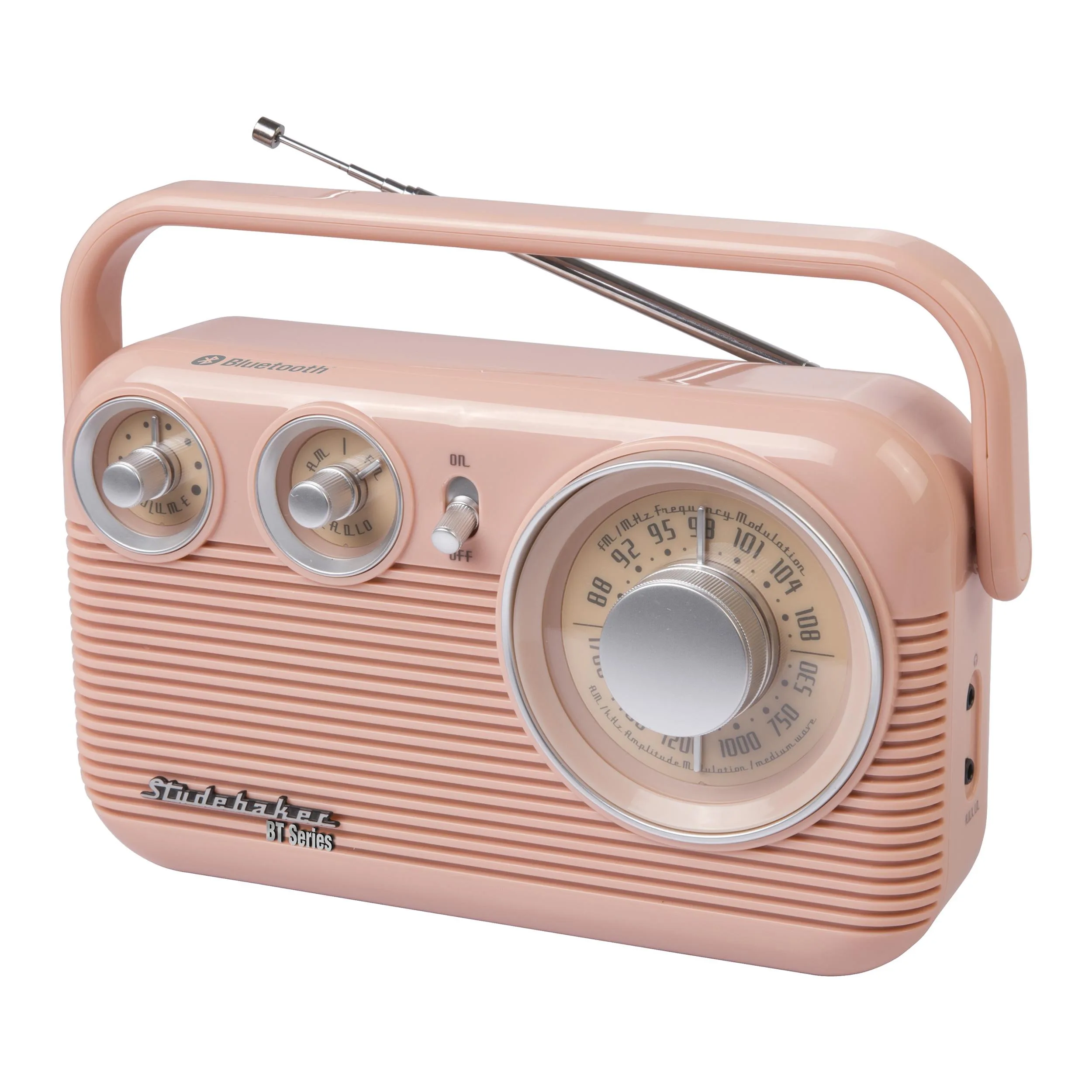 Studebaker Rose Portable Bluetooth Am/Fm Radio