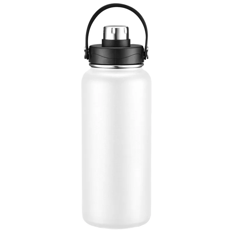 34oz Double-Wall Insulated Stainless Steel Water Bottle with Flip Spout view 2