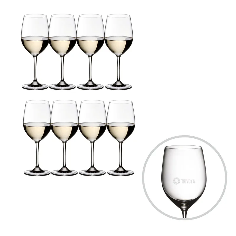 RIEDEL Vinum Glasses - Viognier/Chardonnay, Set of 8