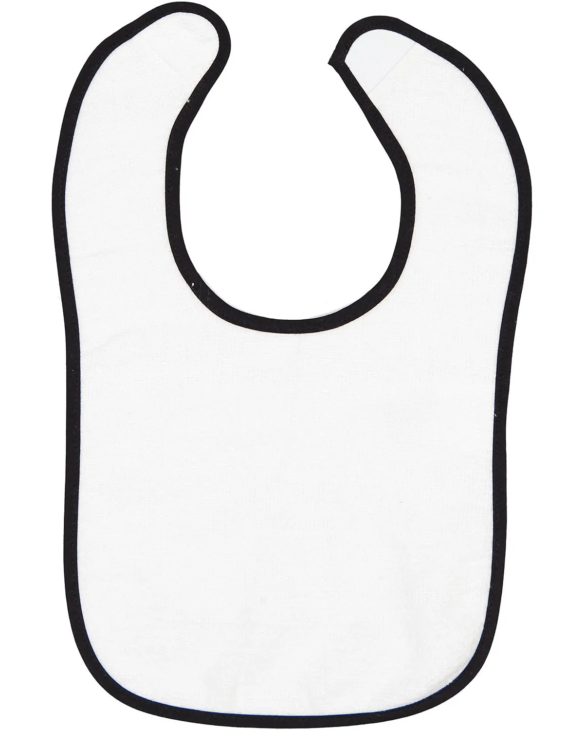 Rabbit Skins Infant Contrast Trim Terry Bib