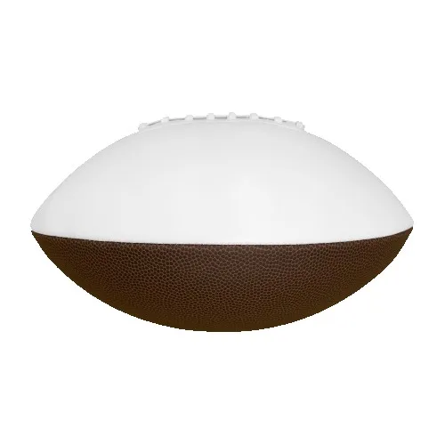 14" Premium Matte Full-Size Synthetic Leather Signature Football view 2