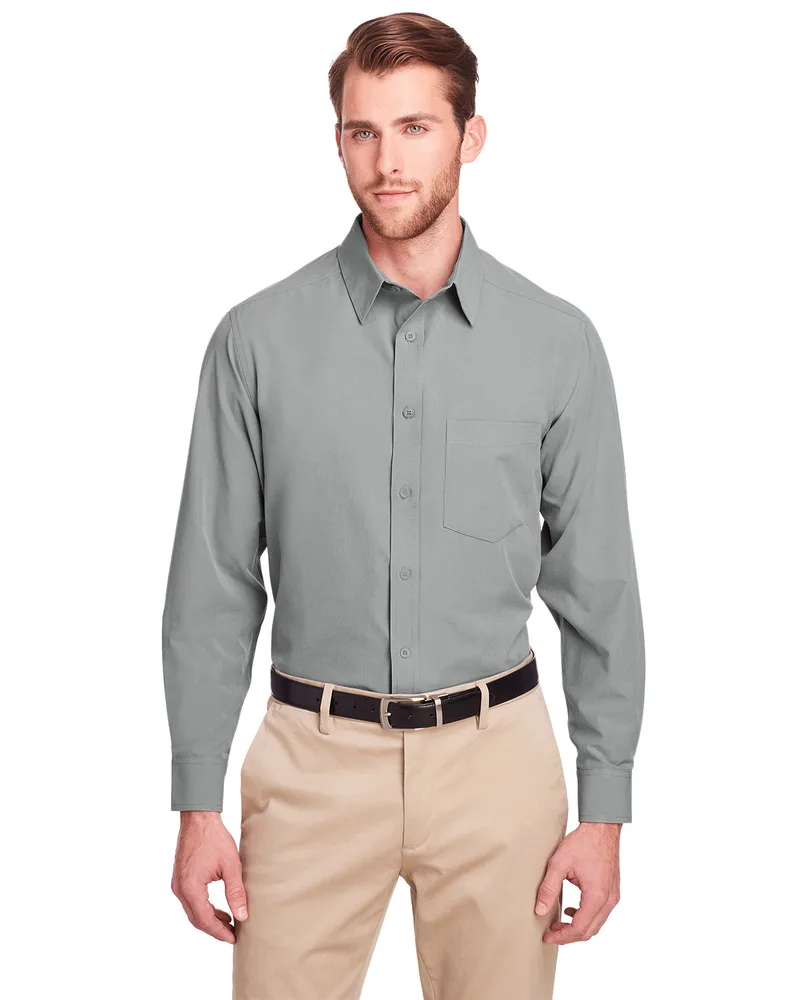 ULTRACLUB Men's Bradley Performance Woven Shirt view 5