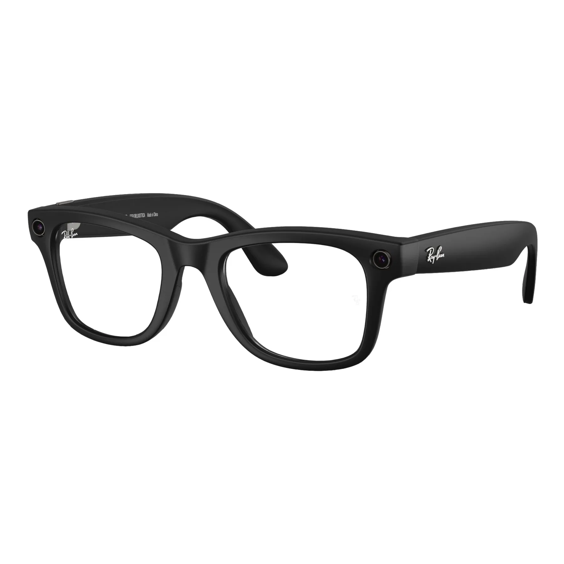 Ray-Ban Meta Wayfarer Transitions AI Glasses - Matte Black Frame
