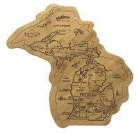 Destination Michigan Cutting & Serving Board — Laser Engraved up to 2 Square Inches (1 side/1 location)