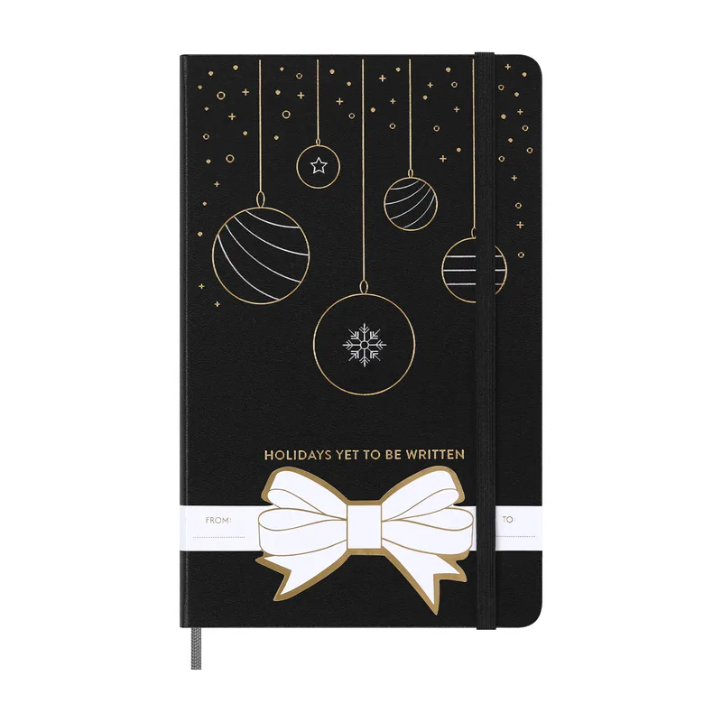 Moleskine® Hard Cover Holiday Notebook Gift Set - Black