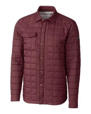 Cutter & Buck Rainier PrimaLoftÂ® Mens Eco Insulated Quilted Shirt Jacket view 3