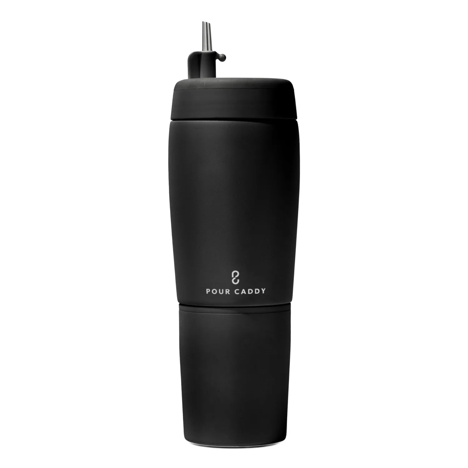 Pour Caddy® 20 oz Insulated Stainless Steel Flask Set view 2