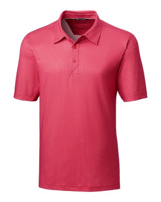 Cutter & Buck Pike Mini Pennant Print Stretch Mens Big and Tall Polo view 2
