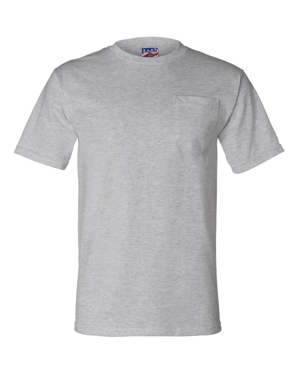 Bayside® Union-Made Short Sleeve T-Shirt w/Pocket view 3