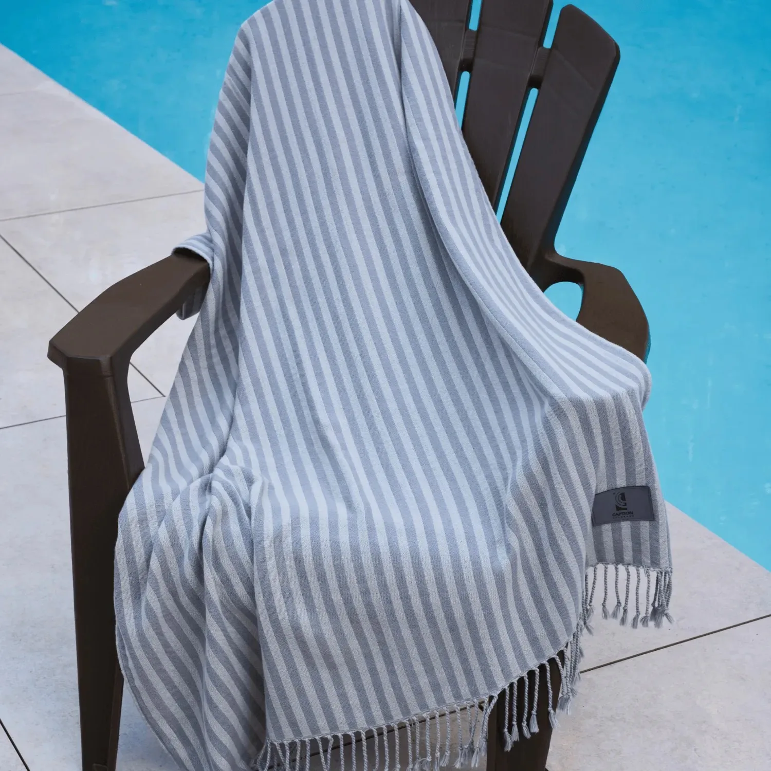 Amalfi Fringed Towel (Embroidery) view 5