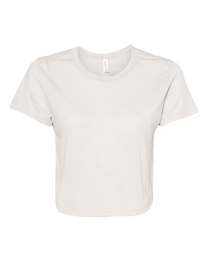 Bella+Canvas® Women's Flowy Cropped T-Shirt view 4