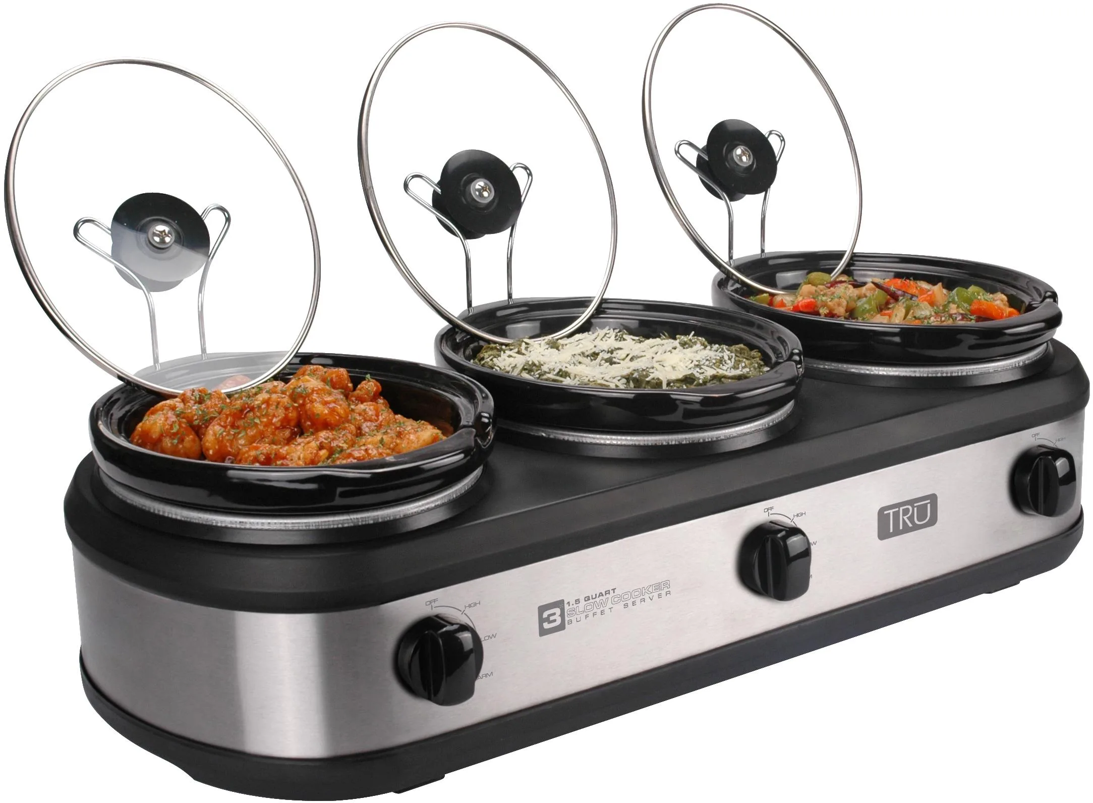 TRU Three 1.5 Qt Buffet Server