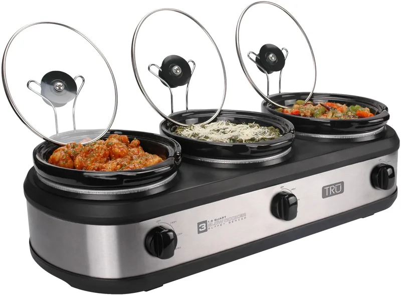 TRU Three 1.5 Qt Buffet Server