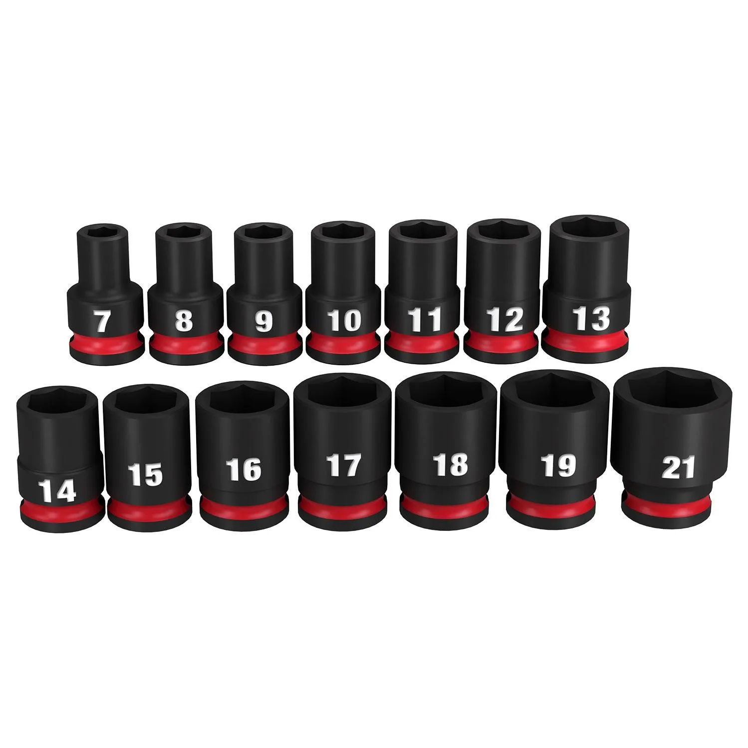 Milwaukee 14Pc Shockwave Impact Duty 3/8" Drive Metric Standard 6 Point Socket Set