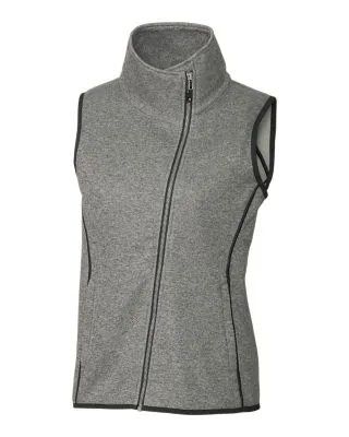 Cutter & Buck Mainsail Sweater Knit Womens Asymmetrical Vest view 6