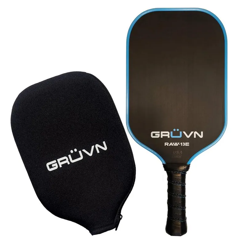GRUVN Raw-13E Pickleball Paddle Size 16.5'' - Black/Blue