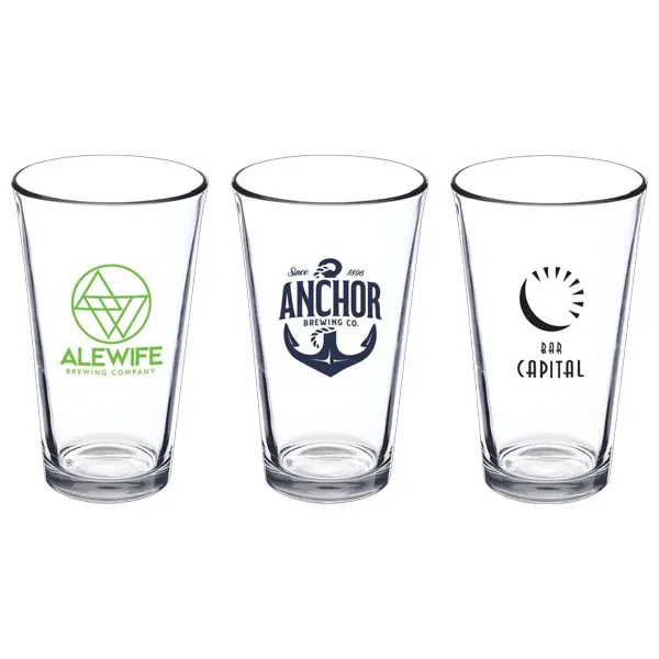 Thirsty 16 oz Pint Glasses