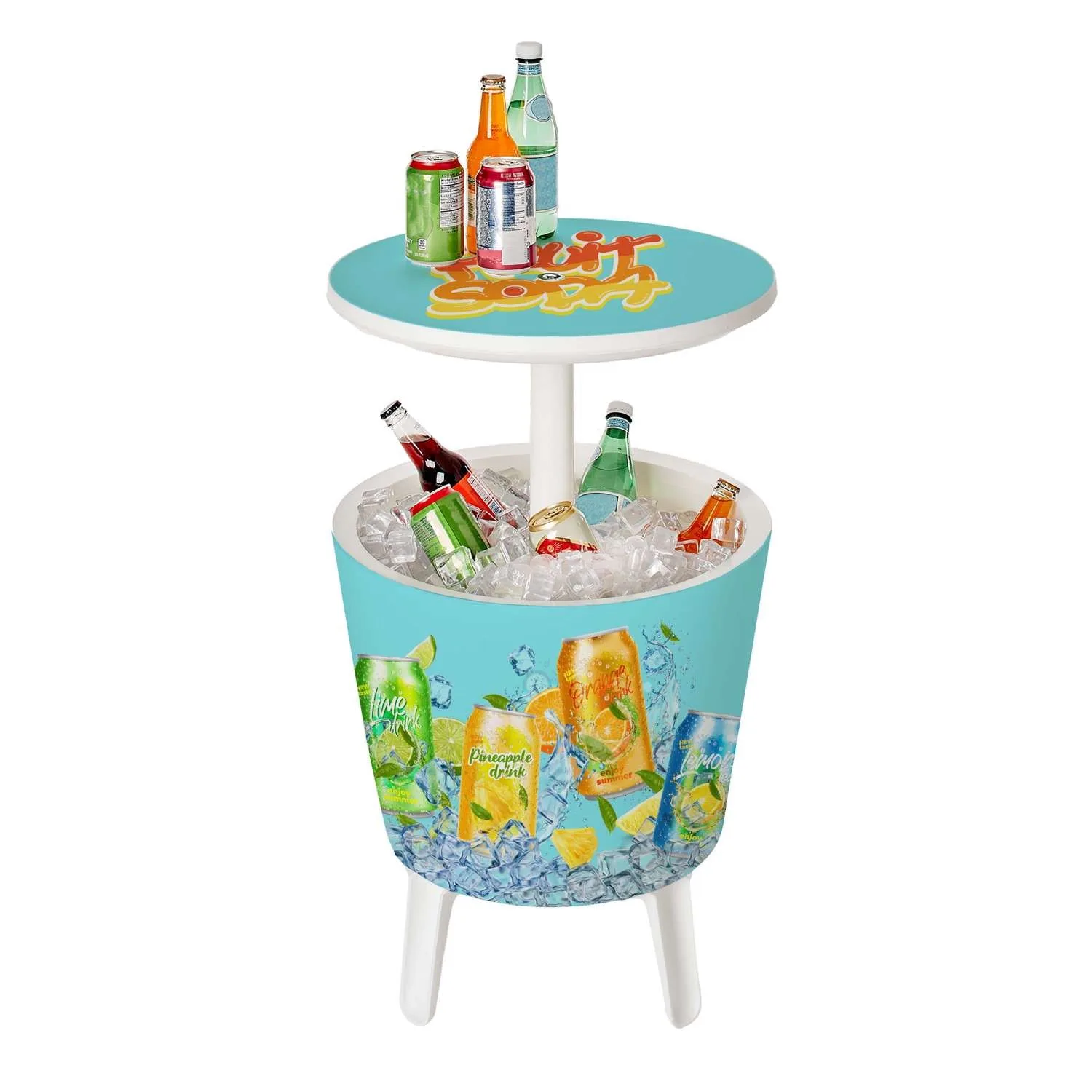45L Cool Bar Cooler, Wrap Graphic and Lid Decal view 3