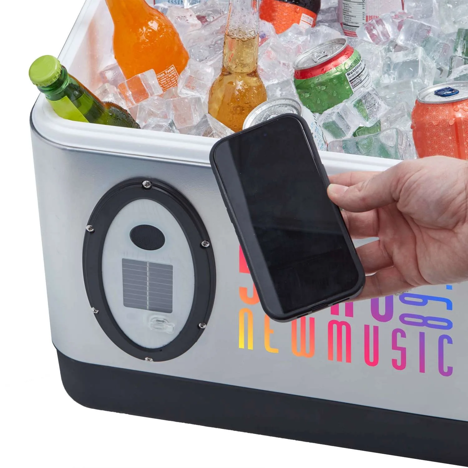 Sasquatch 54QT Bluetooth Music Cooler, Front Imprint view 3