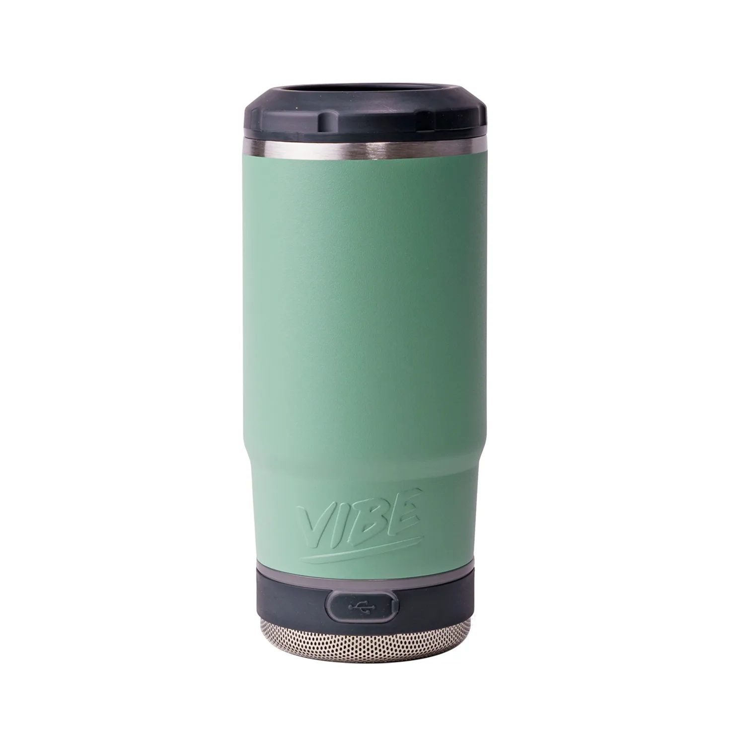 Vibe Speaker Insulated Universal Laser Engraved Can Cooler view 2