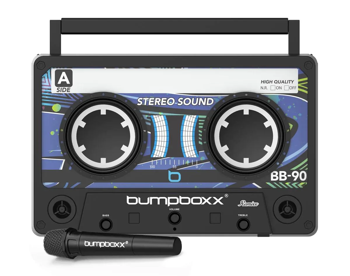 Bumpboxx Remixx Bluetooth Boombox Onyx Black