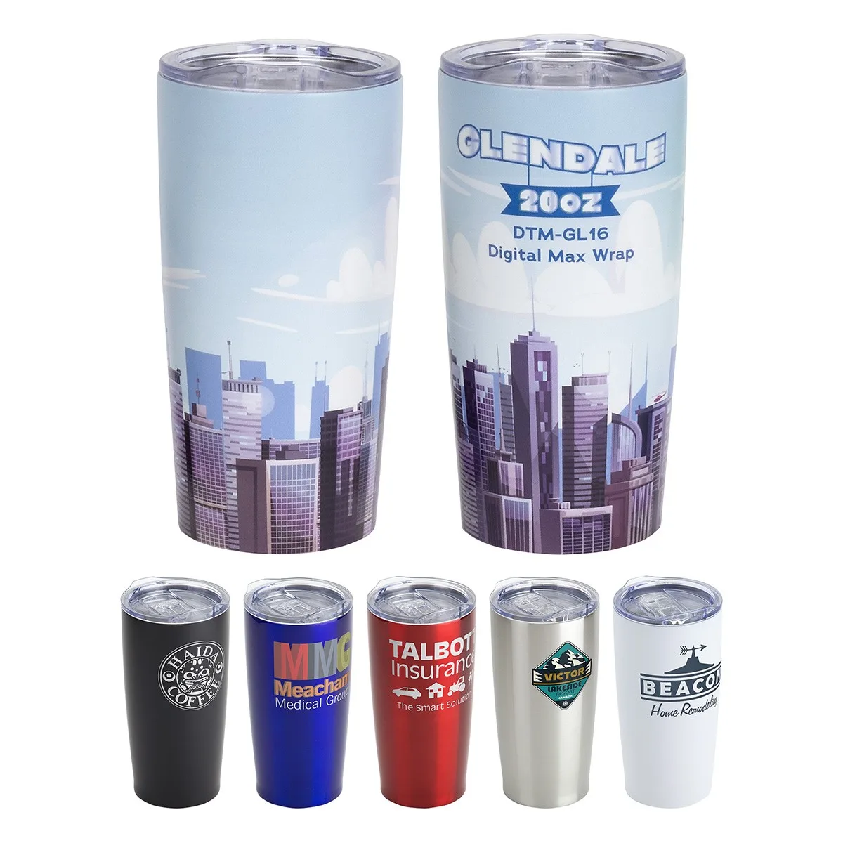 Glendale 20 oz Vacuum Insulated Stainless Steel Tumbler view 2
