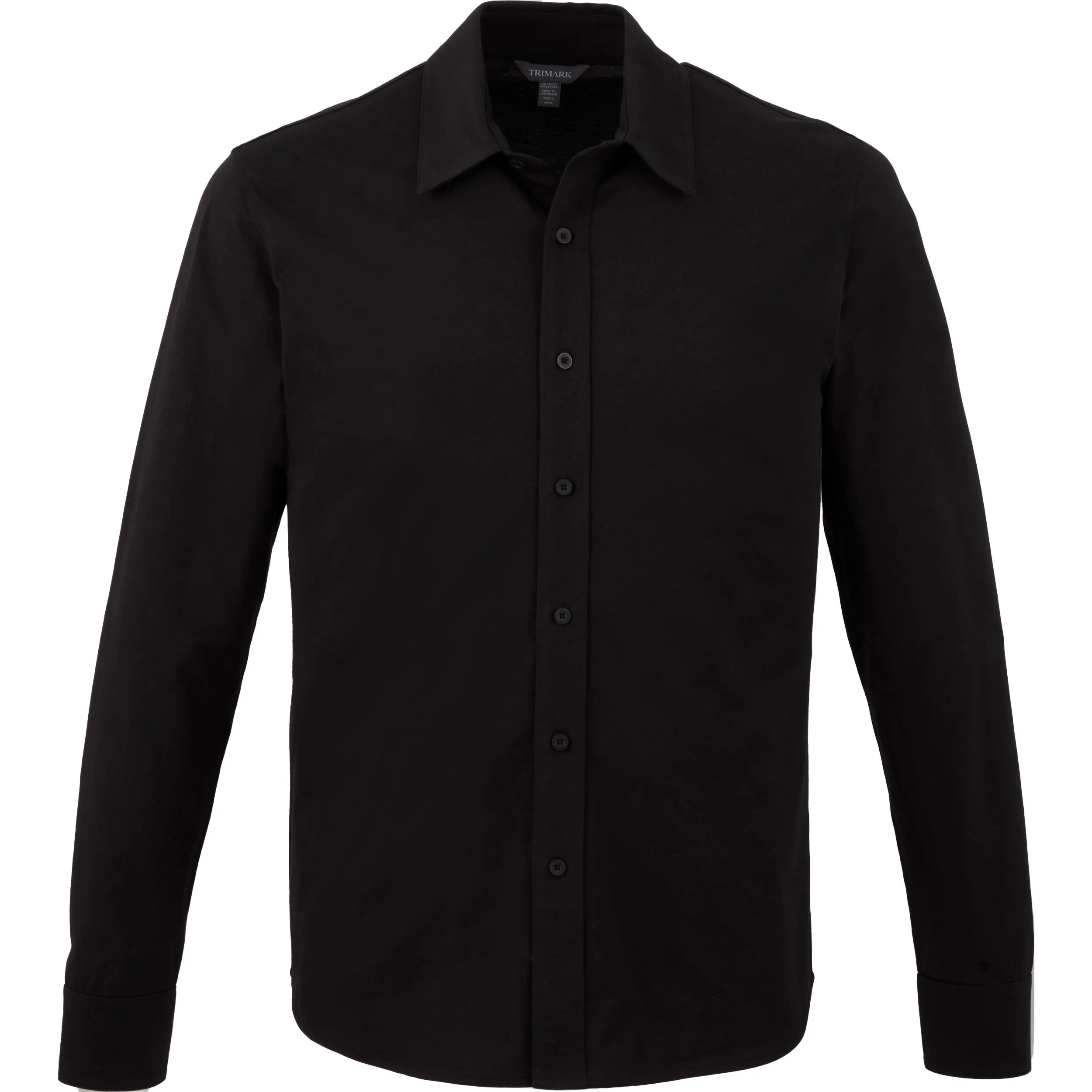 Men's TATRA Eco Knit Long Sleeve Button Up Shirt view 2