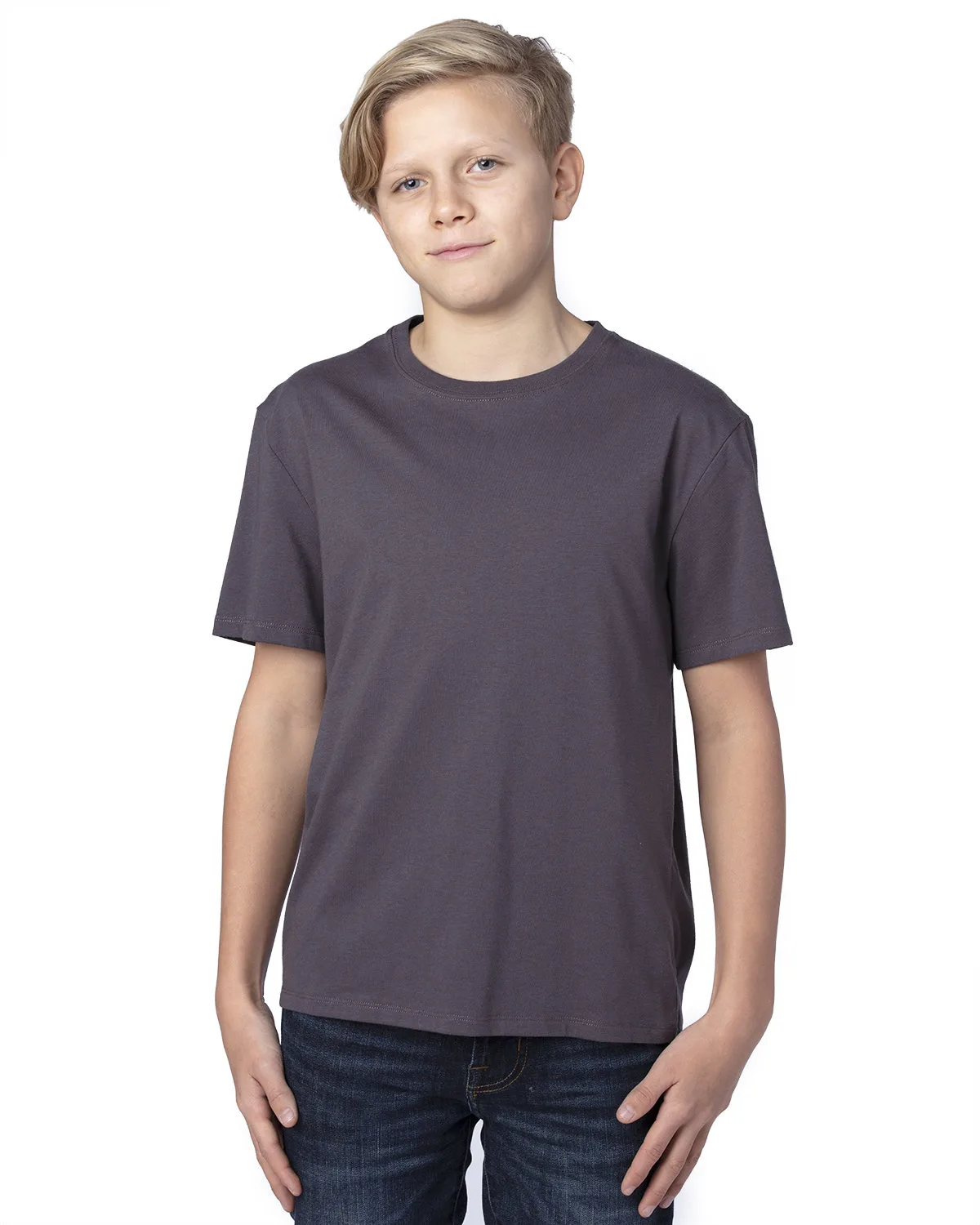 THREADFAST Youth Ultimate CVC T-Shirt view 5