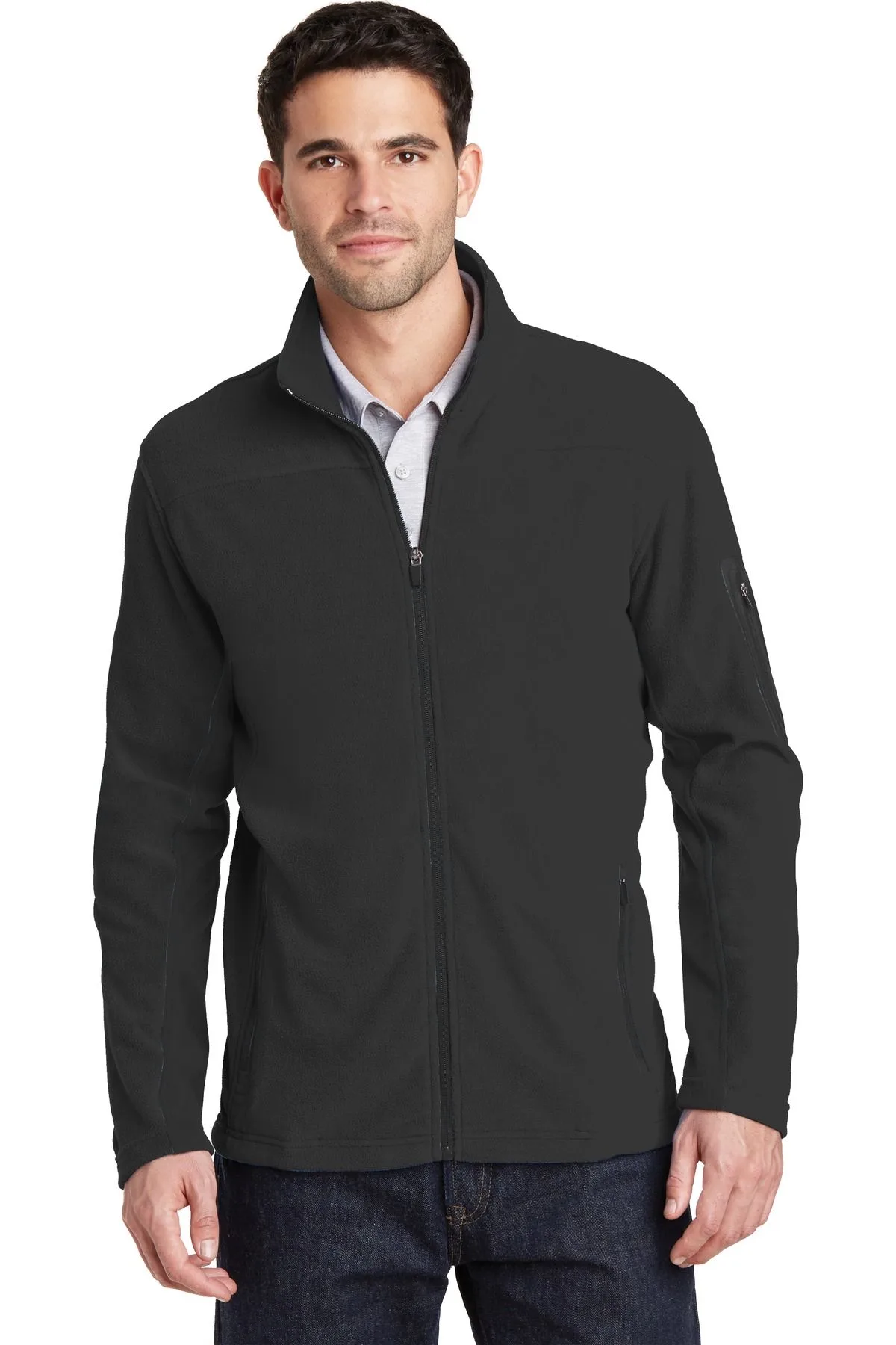 Port Authority® Summit Fleece Full-Zip Jacket. view 3