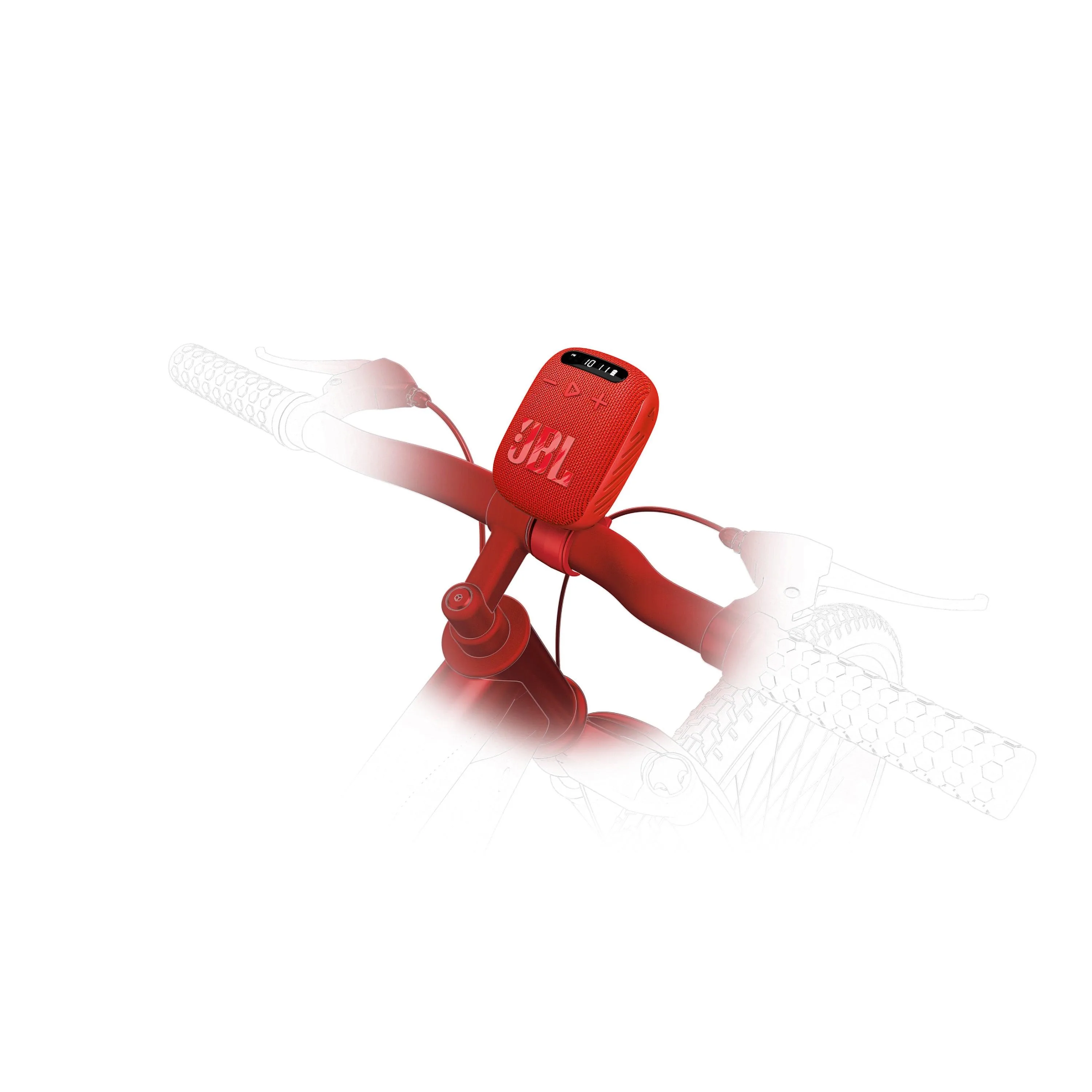 JBL Wind3 Portable Bluetooth Speaker For Cycles Red