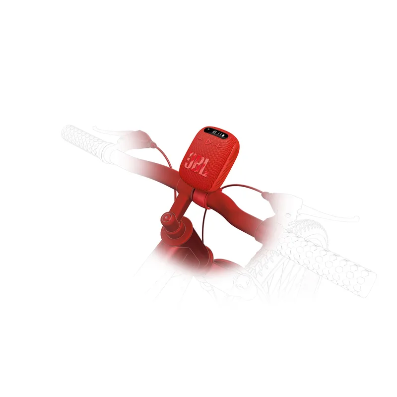 JBL Wind3 Portable Bluetooth Speaker For Cycles Red